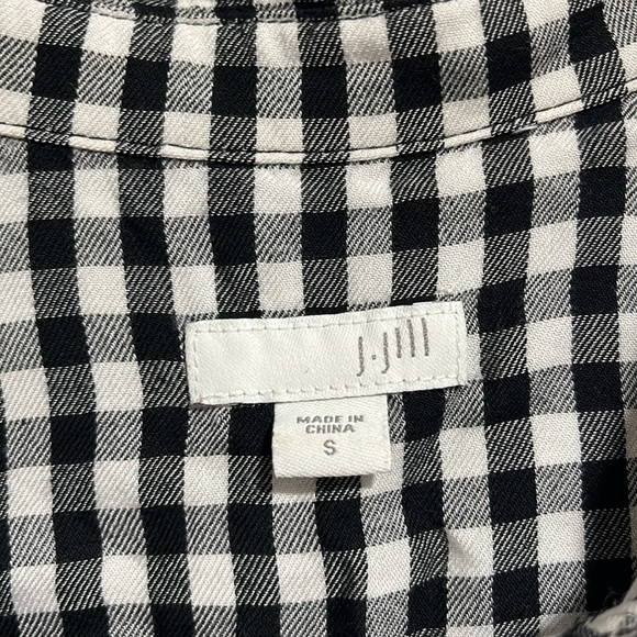 J Jill Gingham Top - Picture 4 of 7